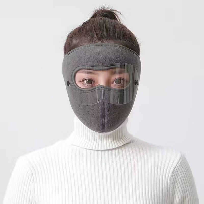 Winter Ski Face Mask With Goggles For Cold Weather Cycling 9