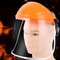 Transparent Full Face Shield with Head Mounted Eye Protection for Motorcycle & Safety
