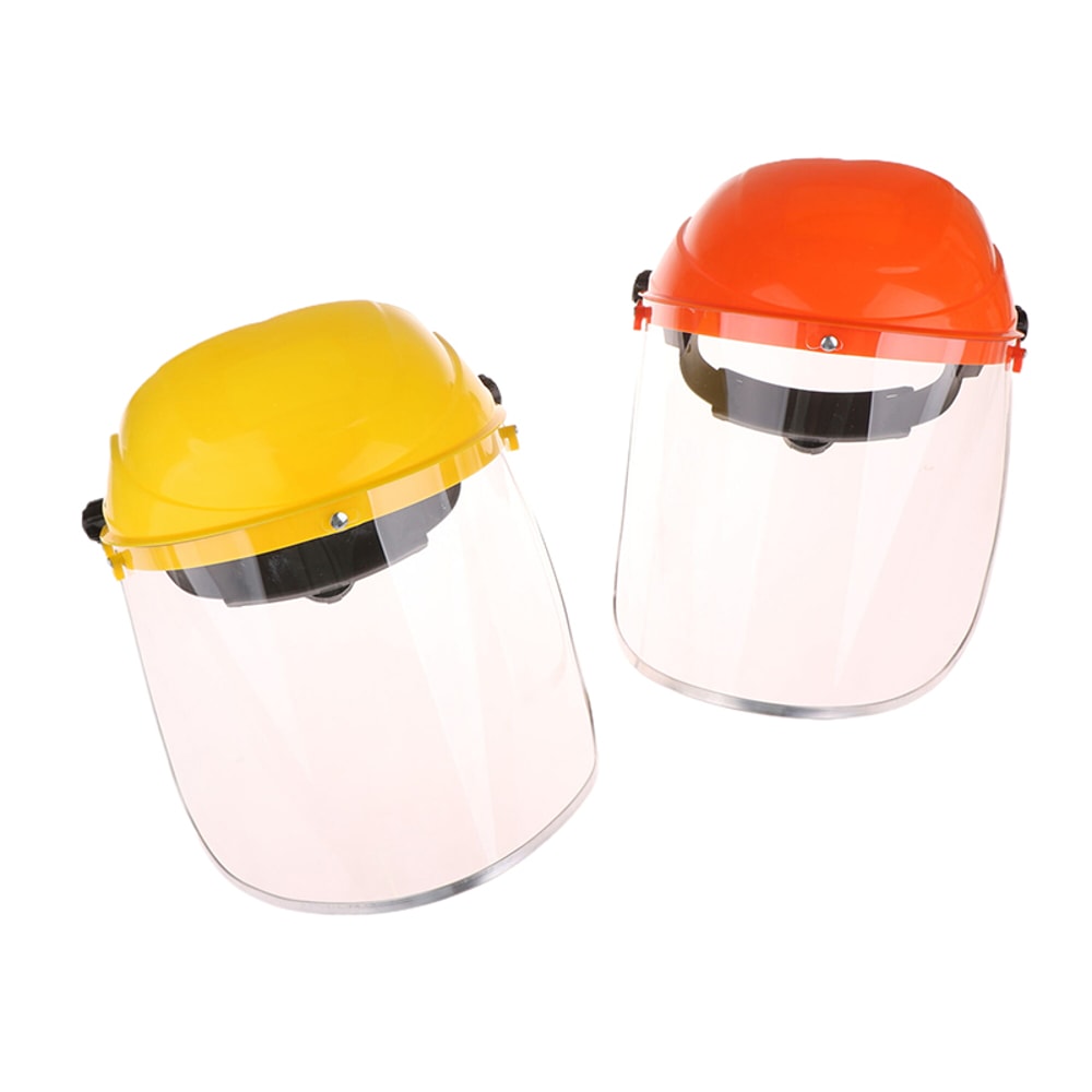 Transparent Full Face Shield with Head Mounted Eye Protection for Motorcycle & Safety