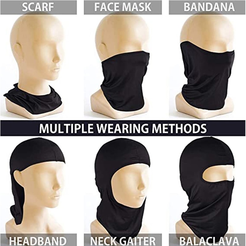 Breathable Full Face Bicycle Mask Anti UV Windproof Cycling Cover