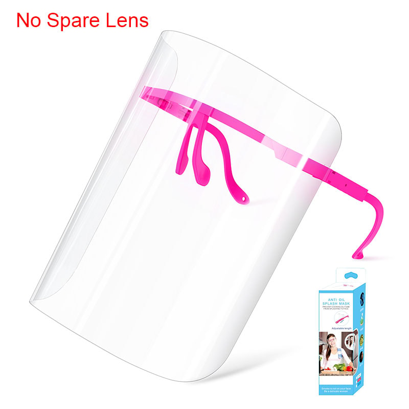 Transparent Kitchen Face Shield Anti Oil Splash Protection Mask 6