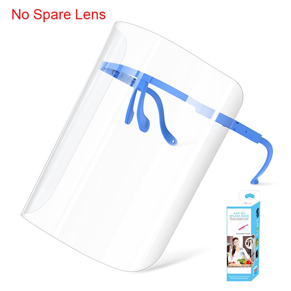 Transparent Kitchen Face Shield Anti Oil Splash Protection Mask 7