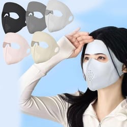 cooling ice silk full face sun protection mask for men & women