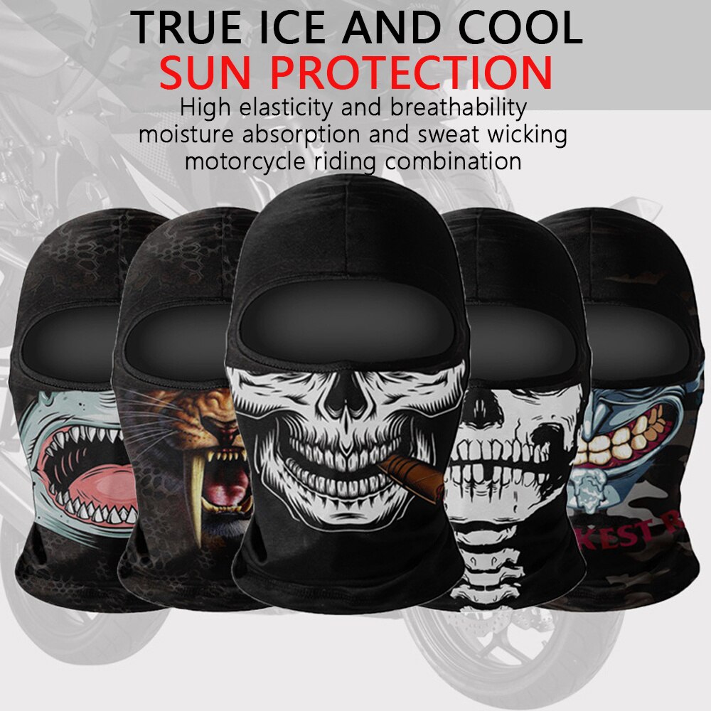 Skull Balaclava Mask For Motorcycles Ski Outdoor Riding 1