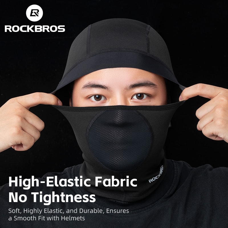 ROCKBROS Winter Cycling Face Mask Fleece Windproof Balaclava 3