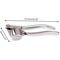 Stainless Steel Garlic Press & Nut Cracker for Fast Kitchen Prep