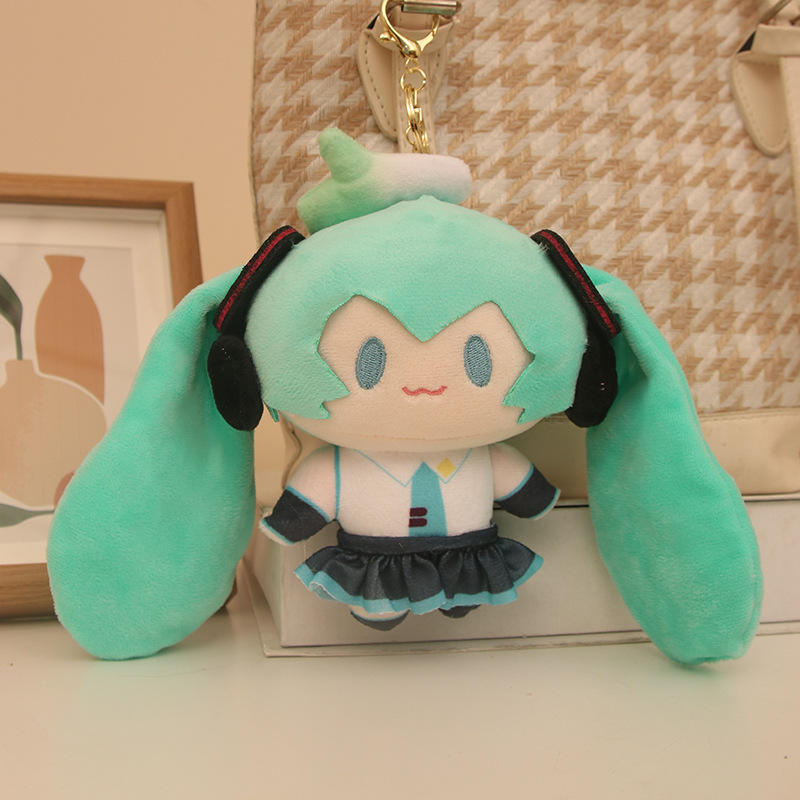 Kawaii Anime Girl Plush Keychain Cute Plush Pendant For Bags Gifts 5