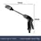 TurboJet High Pressure Car Wash Spray Gun with Metal Extension Wand