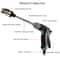 TurboJet High Pressure Car Wash Spray Gun with Metal Extension Wand