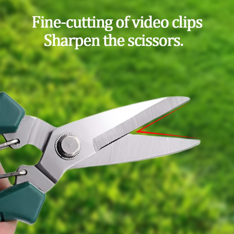 Precision Stainless Steel Pruning Shears for Bonsai, Garden & Household Trimming