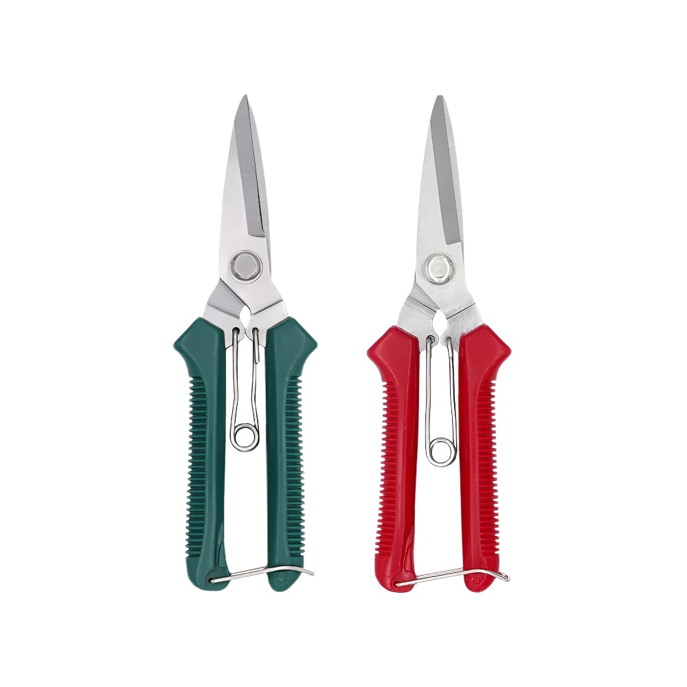 Precision Stainless Steel Pruning Shears for Bonsai, Garden & Household Trimming