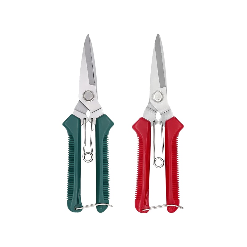 Precision Stainless Steel Pruning Shears for Bonsai, Garden & Household Trimming