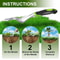 ErgoGrip Hand Weeder Tool for Easy Root Removal and Garden Transplanting