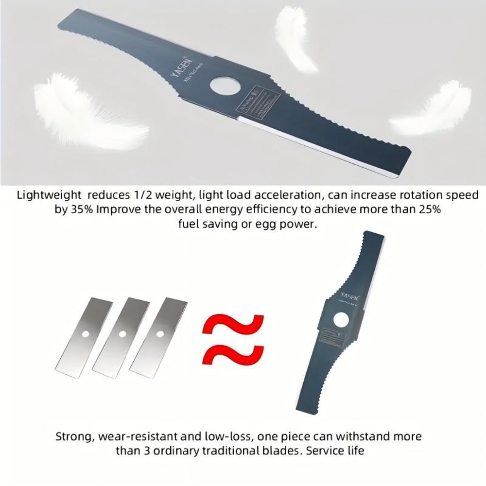 Shaped Brush Cutter Blade For Weed Trimmers And Lawn Trimmer Attachments 3