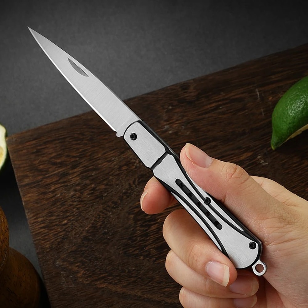 TrailEdge Camping Knife & Fruit Peeler Portable Folding Pocket Blade