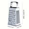 Sided Stainless Steel Box Grater for Cheese, Vegetables & Kitchen Prep