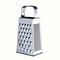 Sided Stainless Steel Box Grater for Cheese, Vegetables & Kitchen Prep