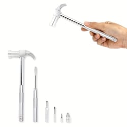 mini hammer tool kit with precision screwdrivers for watch repair & home fixes