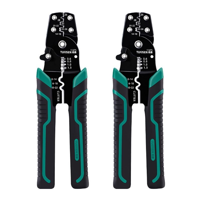 Crimping Pliers With Wire Stripper And Terminal Cutter For Electrical Repairs 0