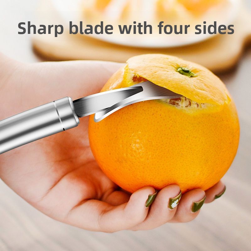 Stainless Steel Citrus Peeler Knife For Oranges Grapefruit Pomelo 2
