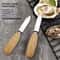 Premium Oyster Shucking Knife with Wooden Handle Stainless Steel Seafood Opener