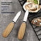 Premium Oyster Shucking Knife with Wooden Handle Stainless Steel Seafood Opener