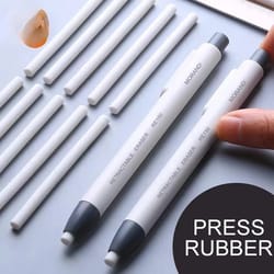 retractable precision eraser pen for clean pencil corrections and school supplies