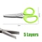 Blade Herb Scissors Stainless Steel Kitchen Cutter For Herbs Green Onions Vegetables 7