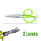 Blade Herb Scissors Stainless Steel Kitchen Cutter For Herbs Green Onions Vegetables 6