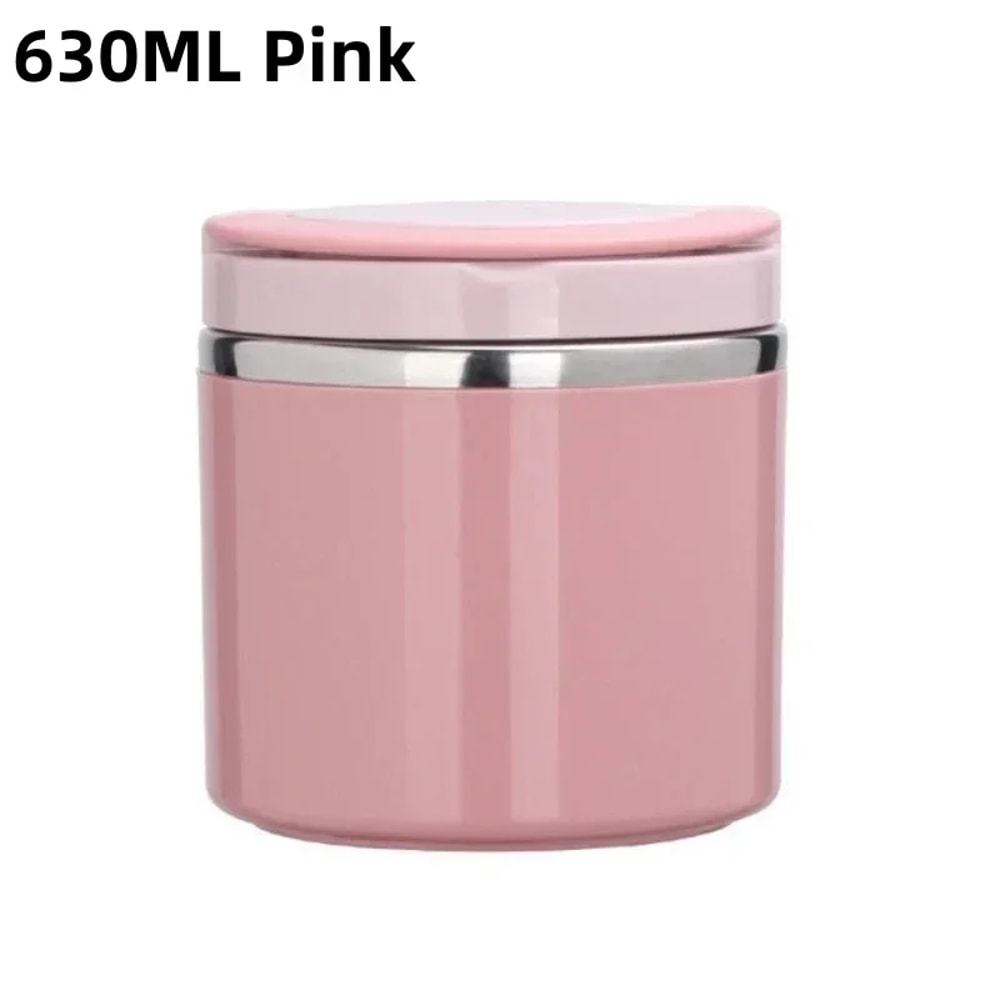 ThermoCarry Stainless Steel Vacuum Food Jar With Handle For Hot Meals Soup 6