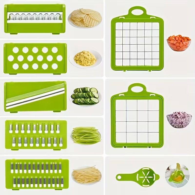 Multifunctional Vegetable Chopper and Mandoline Slicer