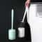 QuickDry Silicone Toilet Brush & Holder Set for Deep Bathroom Cleaning