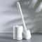 QuickDry Silicone Toilet Brush & Holder Set for Deep Bathroom Cleaning