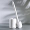 QuickDry Silicone Toilet Brush & Holder Set for Deep Bathroom Cleaning