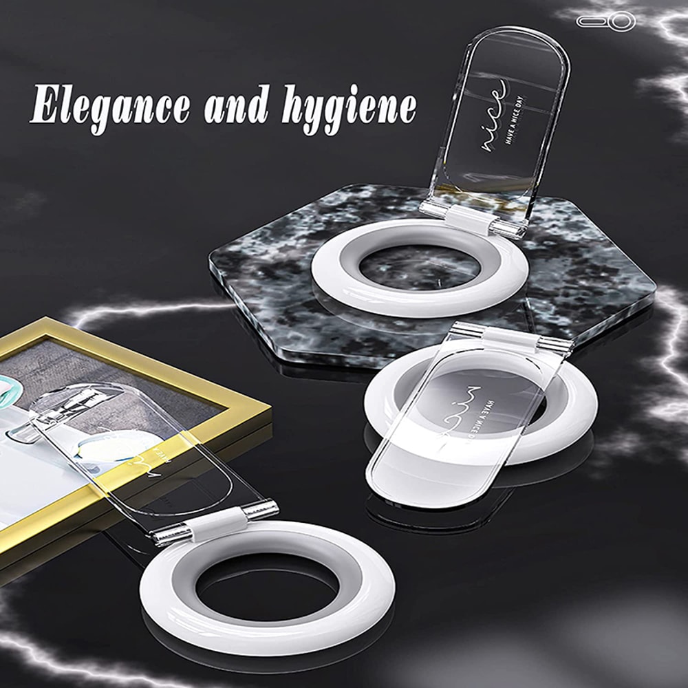 TouchFree Toilet Seat Lifter Handle Portable Toilet Lid Lifter For Hygienic Bathroom Use 2