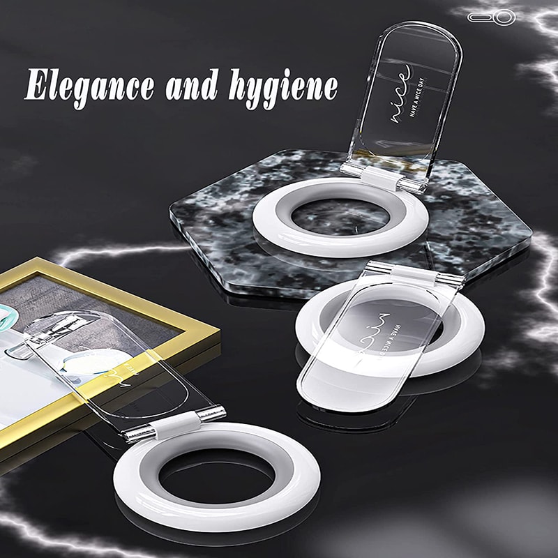 TouchFree Toilet Seat Lifter Handle Portable Toilet Lid Lifter For Hygienic Bathroom Use 2
