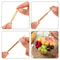 Titanium Alloy Telescopic Toothpick & Fruit Fork Keychain for Camping and Everyday Carry