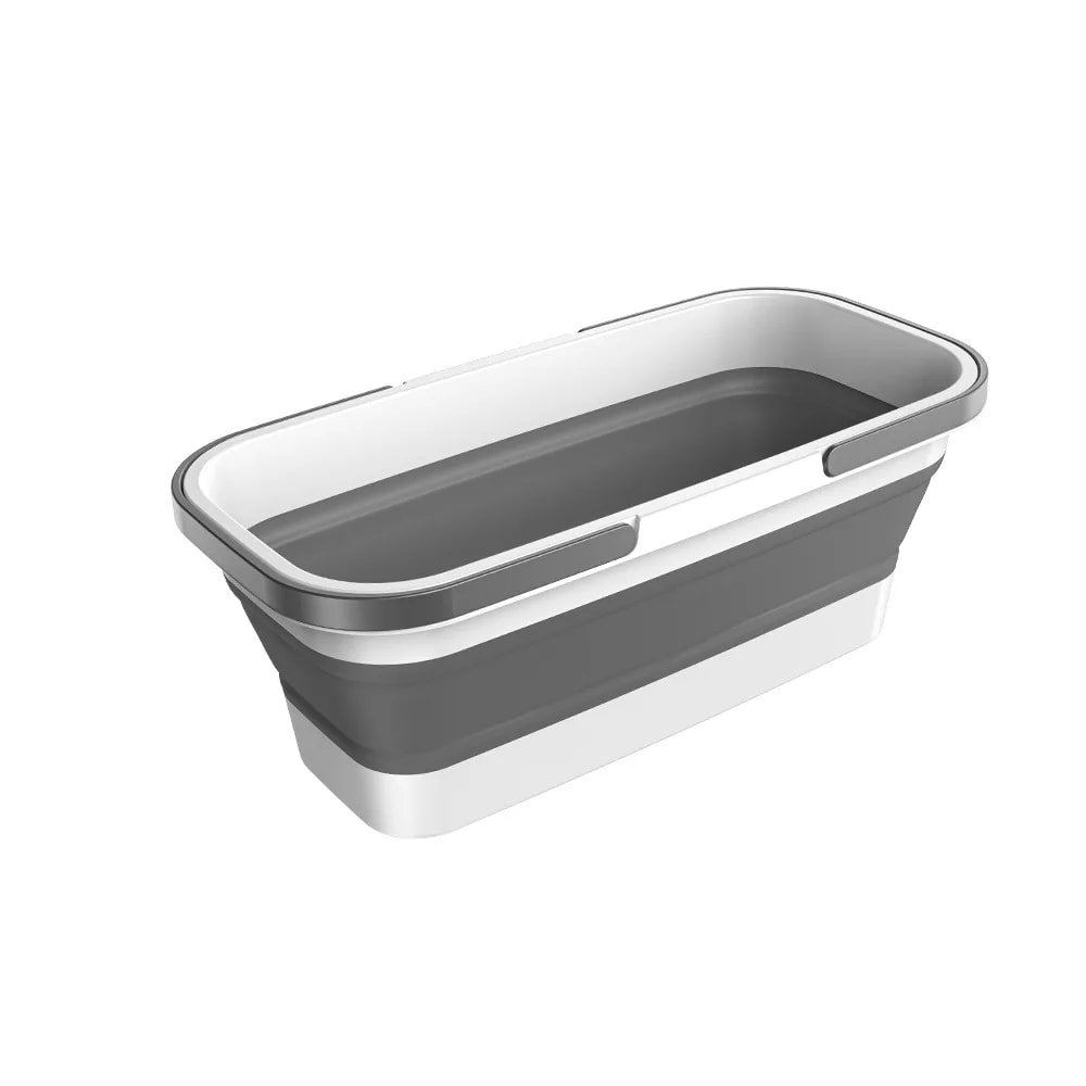 Collapsible Mop Bucket & Laundry Basket with Handle Large Foldable Cleaning Bucket for Home Use