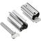 Stainless Steel Toothpaste Dispenser & Bathroom Organizer Rack Set