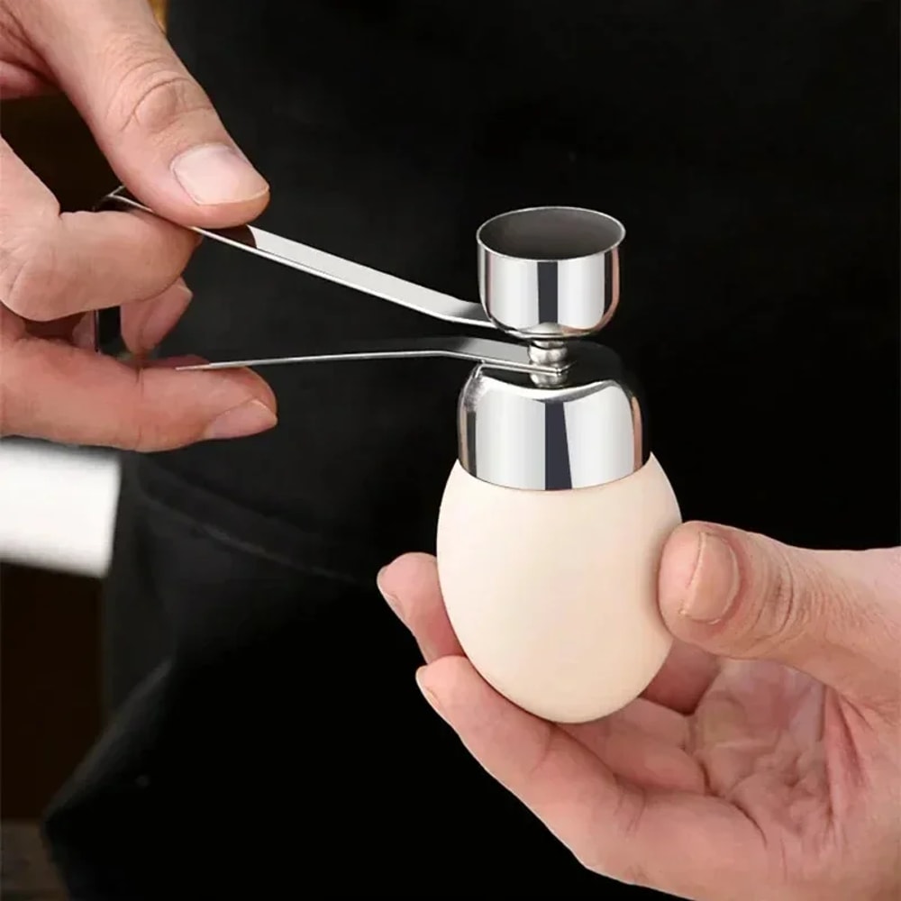 Precision Egg Topper & Egg Shell Cutter for Soft and Boiled Eggs