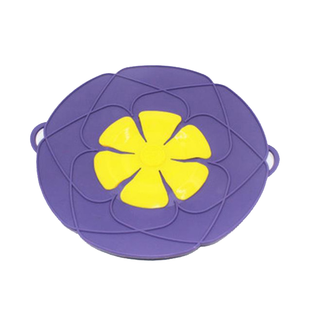 FlowerGuard Silicone Spill Stopper Lid for Pots & Pans