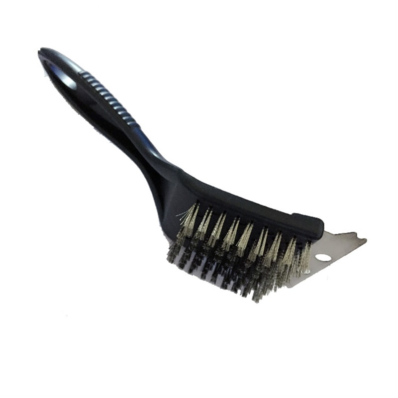 Stainless Steel BBQ Grill Brush for Non-Stick Grates & Outdoor Barbecue Cleaning