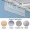Tool Free Shelf Support Clips For Cabinets Closets Self Adhesive Shelf Brackets 3