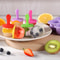 Silicone Ice Cream Pops Mold Tray for Homemade Baby Treats & Frozen Fruit Pops