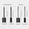 Luxury Silicone Toilet Brush with Holder & Long Handle for Deep Bathroom Cleaning