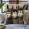 Smiling Donkey Plush Cushion Cover Soft Cartoon Pillow Cover For Sofa Bed Kids Room 1