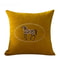 American Horse Embroidered Cushion Cover for Sofa and Living Room Decor