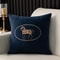American Horse Embroidered Cushion Cover for Sofa and Living Room Decor