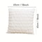 Cute Heart Plush Pillow Cover for Sofa Couch Bed Soft Decorative Cushion Case