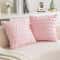 Cute Heart Plush Pillow Cover for Sofa Couch Bed Soft Decorative Cushion Case